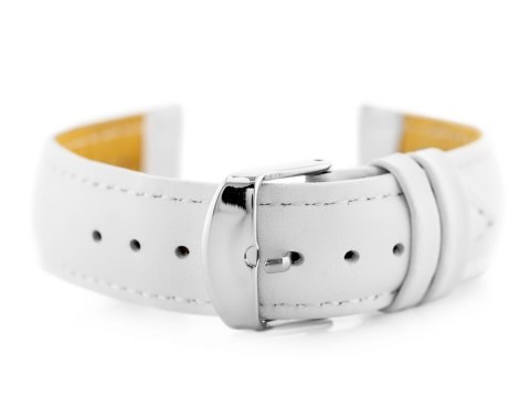 PASEK SKÓRZANY DO ZEGARKA W83L - BIAŁY - 22MM PASEK SKÓRZANY DO ZEGARKA W83L - BIAŁY - 22MM