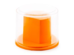 PREZENTOWE PUDEŁKO NA ZEGAREK - PLASTIKOWE POMARAŃCZOWE