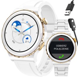 SMARTWATCH DAMSKI RUBICON RNCE92 - WYKONYWANIE POŁĄCZEŃ, CERAMIKA (SR038D)