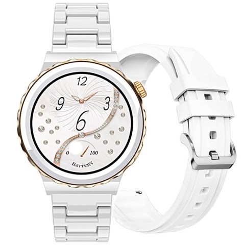 SMARTWATCH DAMSKI RUBICON RNCE92 - WYKONYWANIE POŁĄCZEŃ, CERAMIKA (SR038D) SMARTWATCH DAMSKI RUBICON RNCE92 - WYKONYWANIE POŁĄCZEŃ, CERAMIKA (SR038D)