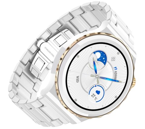 SMARTWATCH DAMSKI RUBICON RNCE92 - WYKONYWANIE POŁĄCZEŃ, CERAMIKA (SR038D) SMARTWATCH DAMSKI RUBICON RNCE92 - WYKONYWANIE POŁĄCZEŃ, CERAMIKA (SR038D)