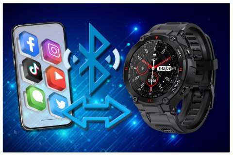 SMARTWATCH MĘSKI GRAVITY GT7-1 - WYKONYWANIE POŁĄCZEŃ (SG016A) SMARTWATCH MĘSKI GRAVITY GT7-1 - WYKONYWANIE POŁĄCZEŃ (SG016A)