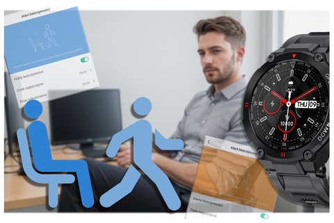 SMARTWATCH MĘSKI GRAVITY GT7-1 - WYKONYWANIE POŁĄCZEŃ (SG016A) SMARTWATCH MĘSKI GRAVITY GT7-1 - WYKONYWANIE POŁĄCZEŃ (SG016A)