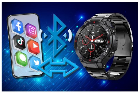 SMARTWATCH MĘSKI GRAVITY GT7-2 - WYKONYWANIE POŁĄCZEŃ (SG016B) SMARTWATCH MĘSKI GRAVITY GT7-2 - WYKONYWANIE POŁĄCZEŃ (SG016B)