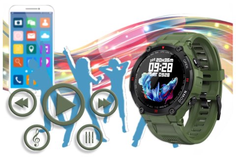 SMARTWATCH MĘSKI GRAVITY GT7-3 - WYKONYWANIE POŁĄCZEŃ (SG016C) SMARTWATCH MĘSKI GRAVITY GT7-3 - WYKONYWANIE POŁĄCZEŃ (SG016C)