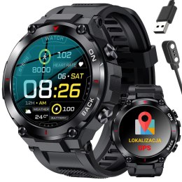 SMARTWATCH MĘSKI GRAVITY GT8-1 - Z GPS (SG017A)