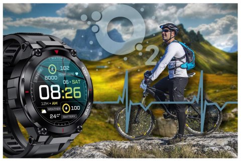 SMARTWATCH MĘSKI GRAVITY GT8-1 - Z GPS (SG017A) SMARTWATCH MĘSKI GRAVITY GT8-1 - Z GPS (SG017A)