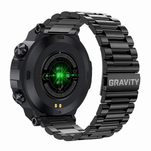 SMARTWATCH MĘSKI GRAVITY GT8-2 - Z GPS (SG017B) SMARTWATCH MĘSKI GRAVITY GT8-2 - Z GPS (SG017B)
