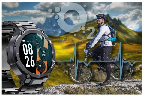 SMARTWATCH MĘSKI GRAVITY GT8-2 - Z GPS (SG017B) SMARTWATCH MĘSKI GRAVITY GT8-2 - Z GPS (SG017B)
