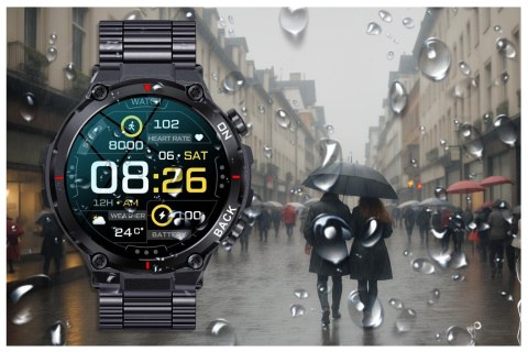 SMARTWATCH MĘSKI GRAVITY GT8-2 - Z GPS (SG017B) SMARTWATCH MĘSKI GRAVITY GT8-2 - Z GPS (SG017B)