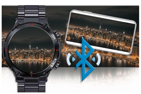SMARTWATCH MĘSKI GRAVITY GT8-2 - Z GPS (SG017B) SMARTWATCH MĘSKI GRAVITY GT8-2 - Z GPS (SG017B)