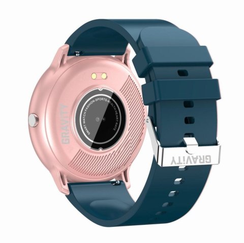 SMARTWATCH UNISEX GRAVITY GT1-4 - PULSOMETR, WŁASNE TARCZE (SG015D) SMARTWATCH UNISEX GRAVITY GT1-4 - PULSOMETR, WŁASNE TARCZE (SG015D)