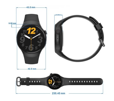SMARTWATCH UNISEX RUBICON RNCE87 - WYKONYWANIE POŁĄCZEŃ (SR031B) SMARTWATCH UNISEX RUBICON RNCE87 - WYKONYWANIE POŁĄCZEŃ (SR031B)