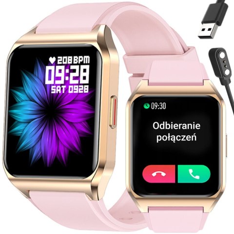 SMARTWATCH UNISEX RUBICON RNCE89 - WYKONYWANIE POŁĄCZEŃ, WŁASNE TARCZE (SR035D)