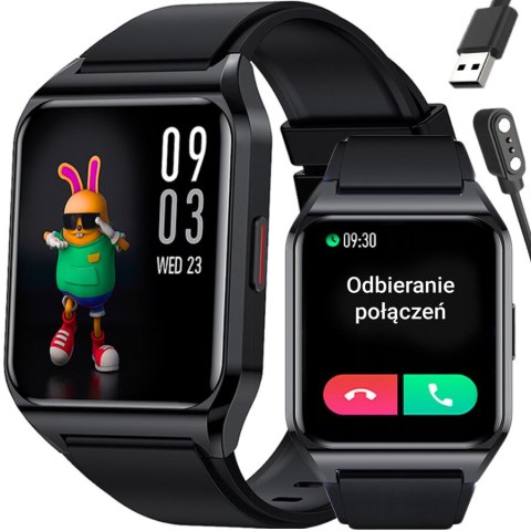 SMARTWATCH UNISEX RUBICON RNCE89 - WYKONYWANIE POŁĄCZEŃ, WŁASNE TARCZE (SR035I)