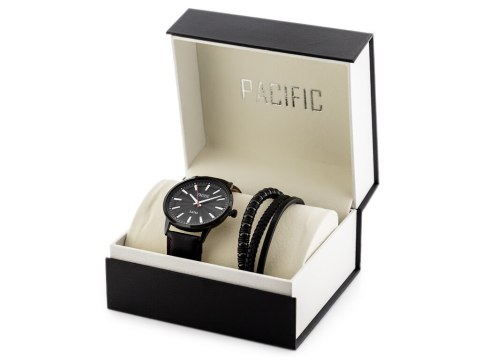 ZEGAREK MĘSKI PACIFIC X0087-10 - KOMPLET PREZENTOWY (ZY093C)