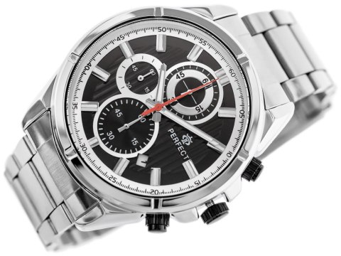 ZEGAREK MĘSKI PERFECT CH03M - CHRONOGRAF (ZP358A) + BOX ZEGAREK MĘSKI PERFECT CH03M - CHRONOGRAF (ZP358A) + BOX