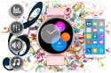 SMARTWATCH DAMSKI RUBICON RNCE98 - WYKONYWANIE POŁĄCZEŃ, PULSOKSYMETR (SR043A)