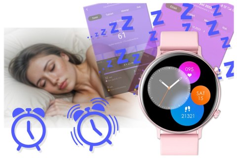SMARTWATCH DAMSKI RUBICON RNCE98 - WYKONYWANIE POŁĄCZEŃ, PULSOKSYMETR (SR043A) SMARTWATCH DAMSKI RUBICON RNCE98 - WYKONYWANIE POŁĄCZEŃ, PULSOKSYMETR (SR043A)