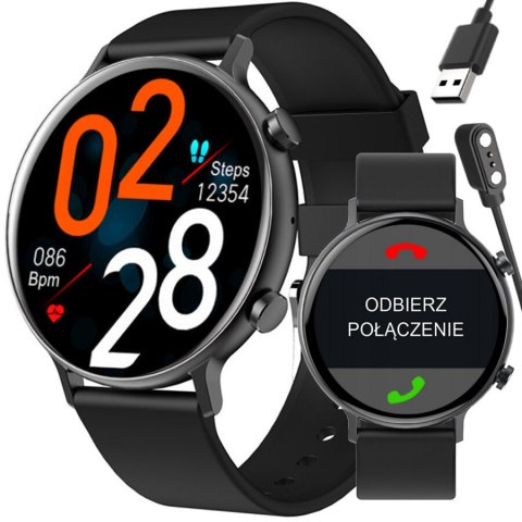 SMARTWATCH DAMSKI RUBICON RNCE98 - WYKONYWANIE POŁĄCZEŃ, PULSOKSYMETR (SR043B) SMARTWATCH DAMSKI RUBICON RNCE98 - WYKONYWANIE POŁĄCZEŃ, PULSOKSYMETR (SR043B)