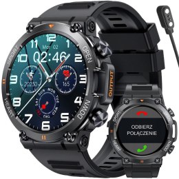 SMARTWATCH MĘSKI RUBICON RNCE95 - WYKONYWANIE POŁĄCZEŃ, PULSOKSYMETR (SR040A)
