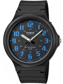 ZEGAREK MĘSKI CASIO MW-240-2B (ZD166D) - KLASYKA + BOX