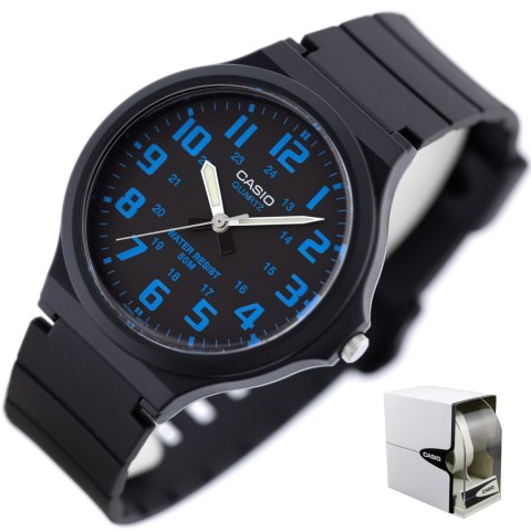 ZEGAREK MĘSKI CASIO MW-240-2B (ZD166D) - KLASYKA + BOX ZEGAREK MĘSKI CASIO MW-240-2B (ZD166D) - KLASYKA + BOX