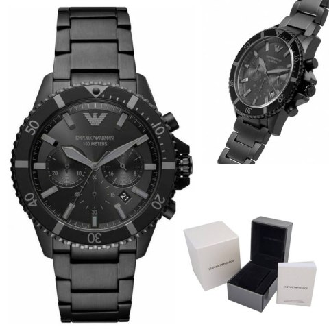ZEGAREK MĘSKI EMPORIO ARMANI AR11363 DIVER (ZI035A) + BOX ZEGAREK MĘSKI EMPORIO ARMANI AR11363 DIVER (ZI035A) + BOX