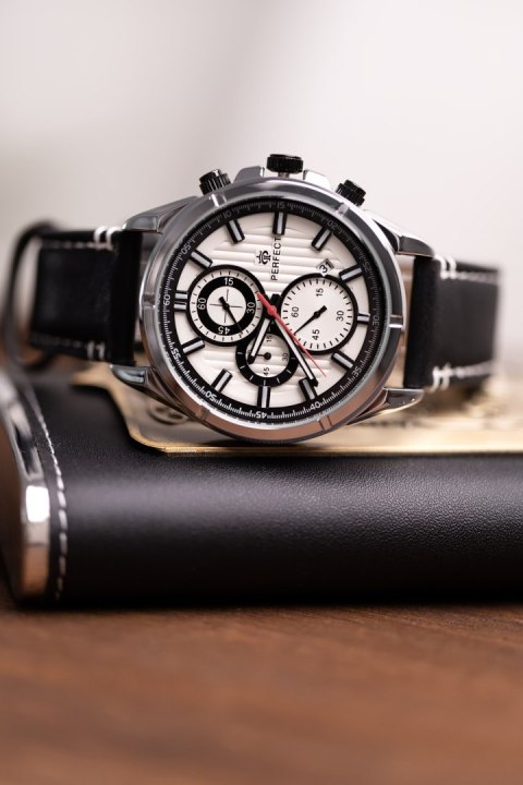 ZEGAREK MĘSKI PERFECT CH03L - CHRONOGRAF (ZP352E) + BOX ZEGAREK MĘSKI PERFECT CH03L - CHRONOGRAF (ZP352E) + BOX