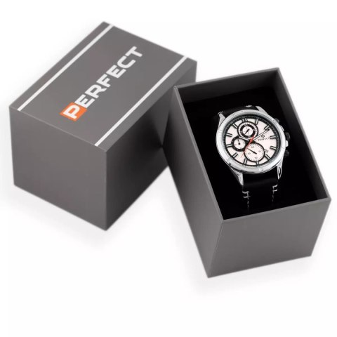 ZEGAREK MĘSKI PERFECT CH03L - CHRONOGRAF (ZP352E) + BOX ZEGAREK MĘSKI PERFECT CH03L - CHRONOGRAF (ZP352E) + BOX