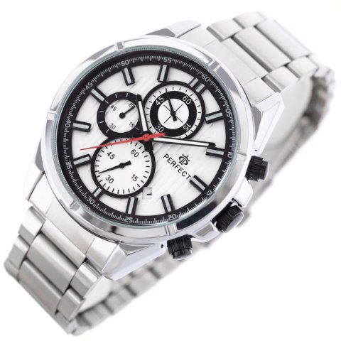 ZEGAREK MĘSKI PERFECT CH03M - CHRONOGRAF (ZP358D) + BOX ZEGAREK MĘSKI PERFECT CH03M - CHRONOGRAF (ZP358D) + BOX