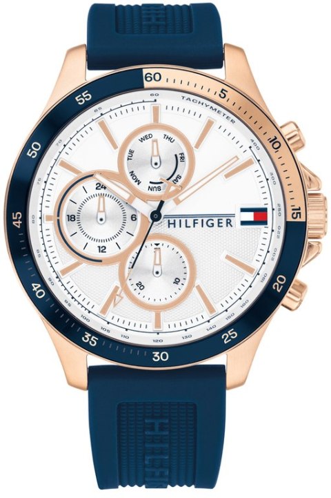 ZEGAREK MĘSKI TOMMY HILFIGER BANK 1791778 (ZF064A) + BOX ZEGAREK MĘSKI TOMMY HILFIGER BANK 1791778 (ZF064A) + BOX