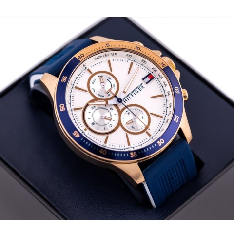 ZEGAREK MĘSKI TOMMY HILFIGER BANK 1791778 (ZF064A) + BOX ZEGAREK MĘSKI TOMMY HILFIGER BANK 1791778 (ZF064A) + BOX
