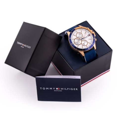 ZEGAREK MĘSKI TOMMY HILFIGER BANK 1791778 (ZF064A) + BOX ZEGAREK MĘSKI TOMMY HILFIGER BANK 1791778 (ZF064A) + BOX
