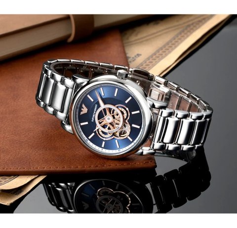 ZEGAREK MĘSKI EMPORIO ARMANI LUIGI OPEN HEART AUTOMATIC AR60036 ZEGAREK MĘSKI EMPORIO ARMANI LUIGI OPEN HEART AUTOMATIC AR60036
