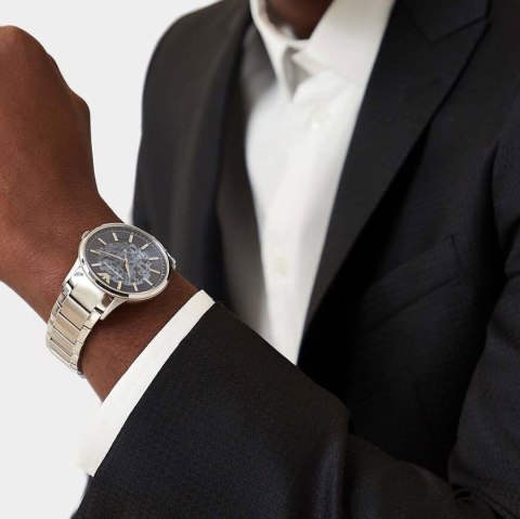 ZEGAREK MĘSKI EMPORIO ARMANI SKELETON AUTOMATIC AR60037 (ZI054A) ZEGAREK MĘSKI EMPORIO ARMANI SKELETON AUTOMATIC AR60037 (ZI054A)