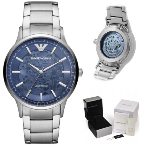 ZEGAREK MĘSKI EMPORIO ARMANI SKELETON AUTOMATIC AR60037 (ZI054A) ZEGAREK MĘSKI EMPORIO ARMANI SKELETON AUTOMATIC AR60037 (ZI054A)