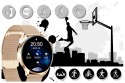 SMARTWATCH DAMSKI RUBICON RNCE81 - WYKONYWANIE POŁĄCZEŃ, PULSOKSYMETR (SR045B)