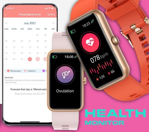 SMARTWATCH DAMSKI RUBICON RNCE83 - CIŚNIENIOMIERZ (SR032E) SMARTWATCH DAMSKI RUBICON RNCE83 - CIŚNIENIOMIERZ (SR032E)