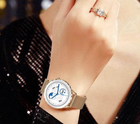SMARTWATCH DAMSKI RUBICON RNCF02 - WYKONYWANIE POŁĄCZEŃ, DODATKOWY PASEK (SR048B) SMARTWATCH DAMSKI RUBICON RNCF02 - WYKONYWANIE POŁĄCZEŃ, DODATKOWY PASEK (SR048B)