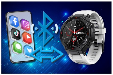 SMARTWATCH MĘSKI GRAVITY GT7-6 - WYKONYWANIE POŁĄCZEŃ (SG016F) SMARTWATCH MĘSKI GRAVITY GT7-6 - WYKONYWANIE POŁĄCZEŃ (SG016F)