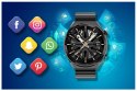 SMARTWATCH MĘSKI RUBICON RNCE99 - POŁĄCZENIA, ŁADOWANIE BEZPRZEWODOWE