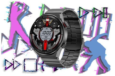 SMARTWATCH MĘSKI RUBICON RNCE99 - POŁĄCZENIA, ŁADOWANIE BEZPRZEWODOWE SMARTWATCH MĘSKI RUBICON RNCE99 - POŁĄCZENIA, ŁADOWANIE BEZPRZEWODOWE