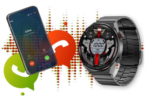 SMARTWATCH MĘSKI RUBICON RNCE99 - POŁĄCZENIA, ŁADOWANIE BEZPRZEWODOWE SMARTWATCH MĘSKI RUBICON RNCE99 - POŁĄCZENIA, ŁADOWANIE BEZPRZEWODOWE
