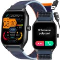SMARTWATCH UNISEX RUBICON RNCF03 - ROZMOWY BLUETOOTH, ALWAYS ON DISPLAY (SR049A)