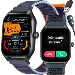 SMARTWATCH UNISEX RUBICON RNCF03 - ROZMOWY BLUETOOTH, ALWAYS ON DISPLAY (SR049A)