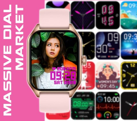 SMARTWATCH UNISEX RUBICON RNCF03 - ROZMOWY BLUETOOTH, ALWAYS ON DISPLAY (SR049A) SMARTWATCH UNISEX RUBICON RNCF03 - ROZMOWY BLUETOOTH, ALWAYS ON DISPLAY (SR049A)