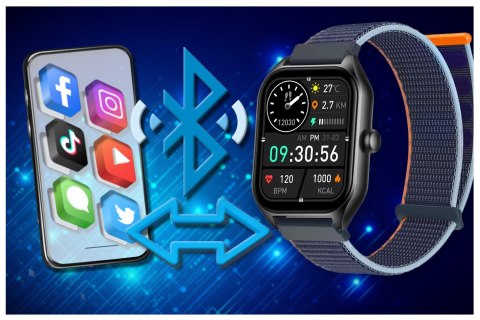 SMARTWATCH UNISEX RUBICON RNCF03 - ROZMOWY BLUETOOTH, ALWAYS ON DISPLAY (SR049A) SMARTWATCH UNISEX RUBICON RNCF03 - ROZMOWY BLUETOOTH, ALWAYS ON DISPLAY (SR049A)
