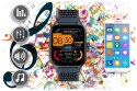 SMARTWATCH UNISEX RUBICON RNCF03 - ROZMOWY BLUETOOTH, ALWAYS ON DISPLAY (SR049A)