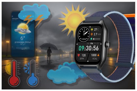 SMARTWATCH UNISEX RUBICON RNCF03 - ROZMOWY BLUETOOTH, ALWAYS ON DISPLAY (SR049A) SMARTWATCH UNISEX RUBICON RNCF03 - ROZMOWY BLUETOOTH, ALWAYS ON DISPLAY (SR049A)